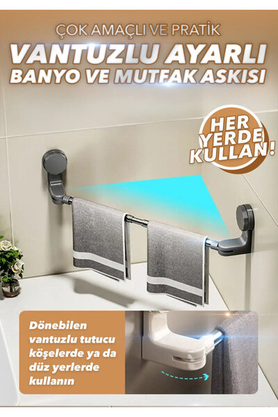 Genel Markalar BANYO ASKISI VANTUZLU PASLANMAZ BÜYÜK BOY