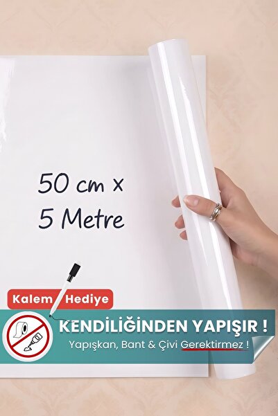 Pi Papers Kes Kullan Akıllı Kağıt - 5 Metre Beyaz, Statik Tutunma Ve Kağıt Tu...