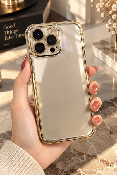 iPhone 13 Pro Uyumlu Premium Sert Kılıf – Sararmaz – Darbe Korumalı – Dayanıklı ve Şık Tasarım