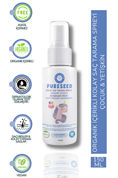 PURESEED NATURAL İçerikli Kolay Saç Tarama Spreyi - 150 ML