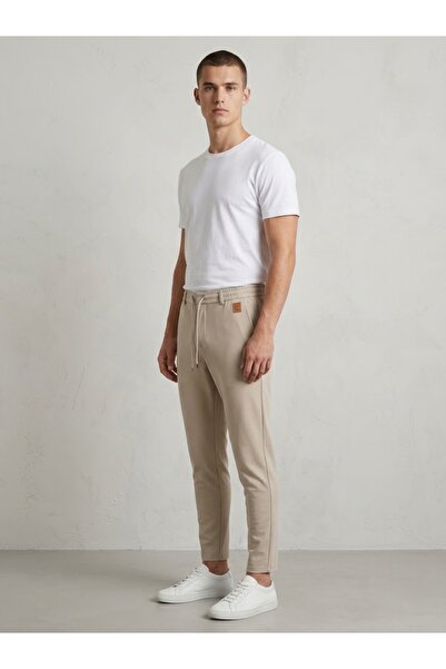 HG BÜYÜK BEDEN UNISEX JOGER PANTOLON-(BEJ)