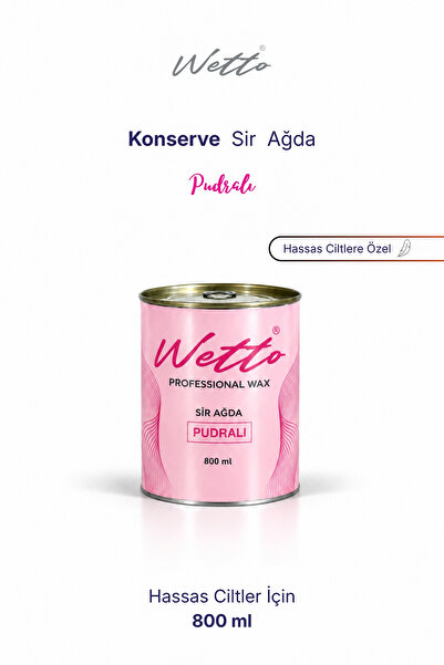 Wetto Konserve Sir Ağda Pudralı 800ml (Pembe)