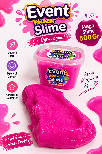EVENT Slime Mega Jumbo Boy 500 Gr Test Raporludur.