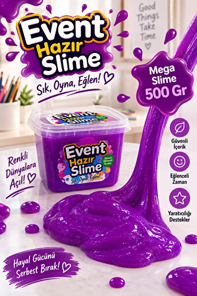 EVENT Slime Mega Jumbo Boy 500 Gr Test Raporludur.