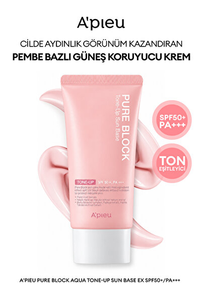 Missha Aydınlık Görünüm Sunan Güneş Koruyucu A'PIEU Pure Block Tone-Up Sun Ba...
