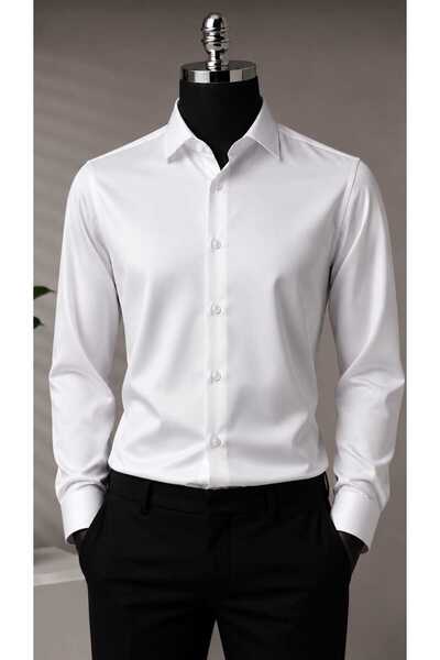 cto your style Slim Fit Comfortable Plain Long Sleeve Four Seasons Casual Cla...