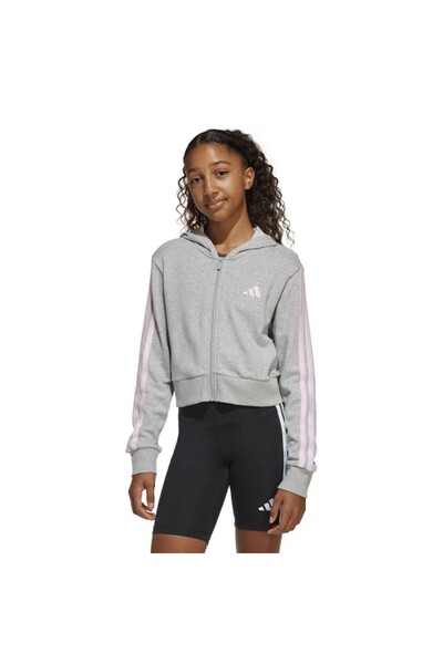 adidas JJ0949 Jg 3S Ft Fz Cro Kız Çocuk Spor Ceket
