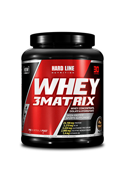 Hardline Nutrition Whey 3 Matrix 908 gr Çikolata Aromalı Protein Tozu (HELAL ...