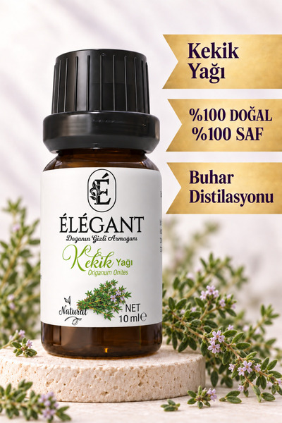 Kekik Yağı 10 ml - %100 Saf Ve Doğal - Aromaterapi, Esansiyel, Bitkisel Uçucu Yağ