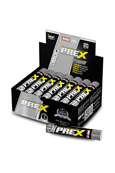 Hardline preX 20 shot pre-workout kola aromalı