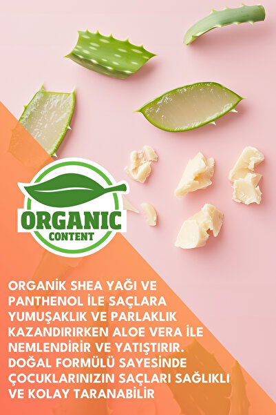 Minoris Kids Organik Kolay Tarama Saç Kremi 200 ml