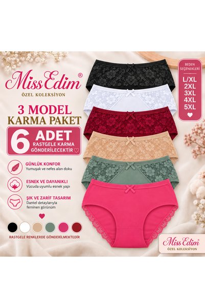 MİSS EDİM Dantel Detaylı Külot İç Çamaşırı