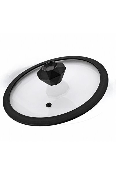 arcaK2 Diamond 26 cm silikon kenarlı cam kapağı ve elmas tepe ile beraber