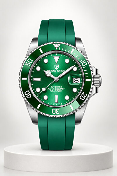 Pagani design PD-1661 Submariner Otomatik Erkek Kol Saati - Green