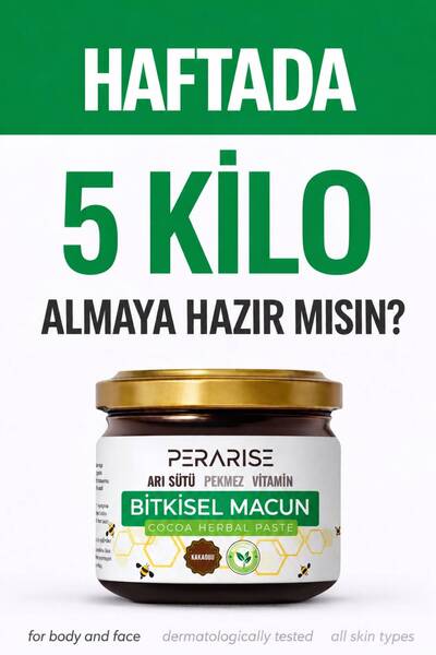 PeraRise iştah açıcı Kilo-aldirici yüksek etkili Pekmez Arı Sütü Bitkisel Org...