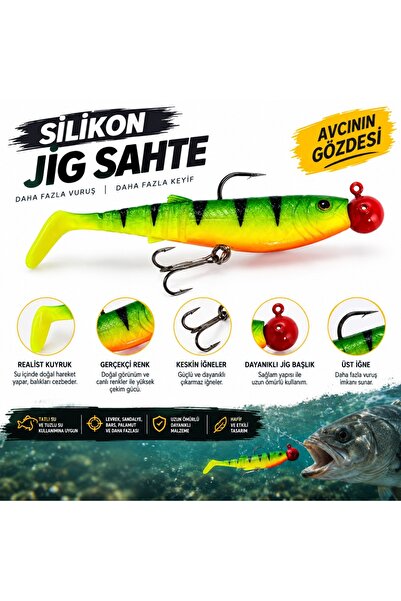 Savage Gear Cannibal Hazır Zokalı Silikon Yem 10cm 22gr (MODİFİYELİ) 07-Firet...
