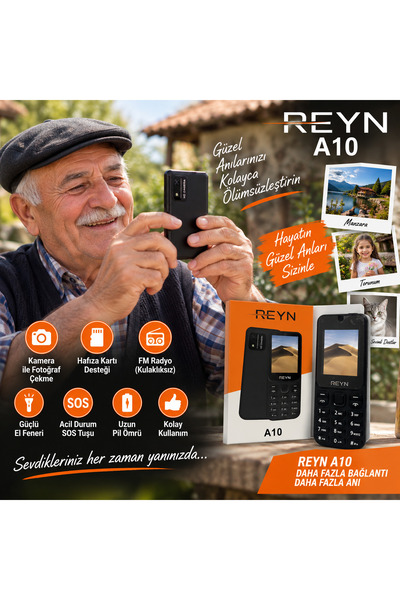 reyn A10 kameralı cep telefonu