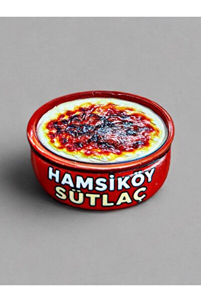 Mundy Trabzon Hamsiköy Sütlacı 7cm x 6cm Kabartmalı Polyester Magnet Yöresel ...