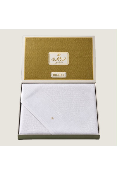 Generic Brand White Goat Leather Shemagh Biler 2
