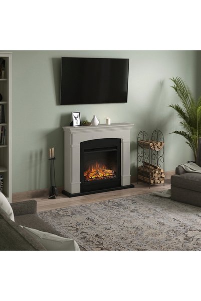 tagu Șemineu electric Helmi Light Beige