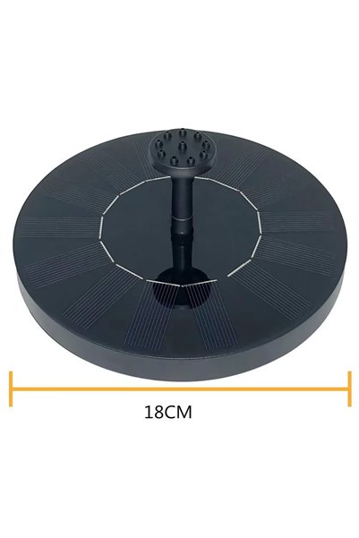 Choice PQ-18CM Waterfall Fountain Mini Solar Water Fountain Pool Pond Garden ...