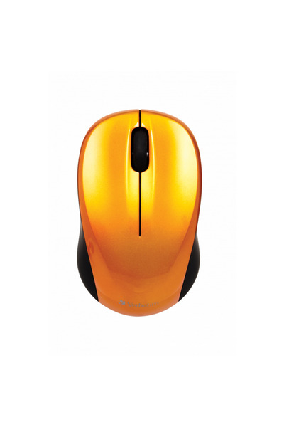 Verbatim Mouse NANO, wireless 2.4 GHz, Pt. notebook si PC, 1600 dpi, Portocal...