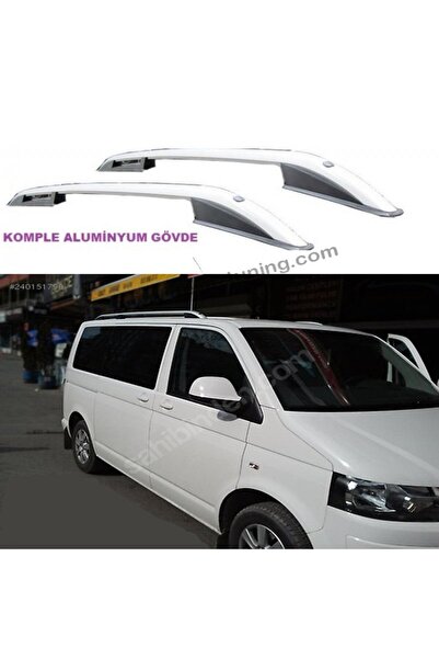 beyaztuning Volkswagen Transporter T5-T6-T7 Üst Port Bagaj Tavan Çıtası Gri