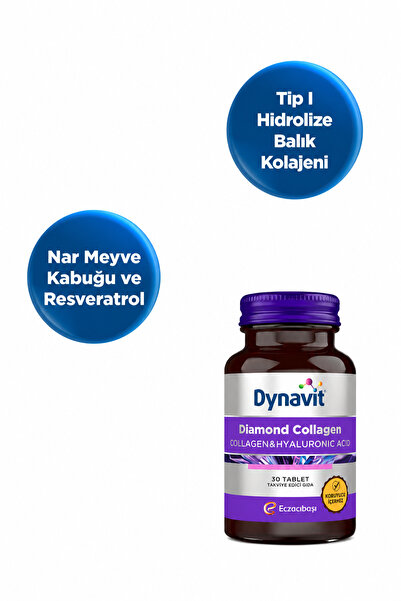 Dynavit Collagen&Hyaluronic Acid Complex 30 Tablet-Saç&Cilt&Tırnak+Biotin 5000mcg 1000Tablet – Işıltı Paketi