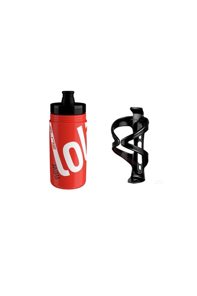ROBESBON Elite Loli 550 ml Bisiklet Plastik Matara, Suluk + Matara Kafesi
