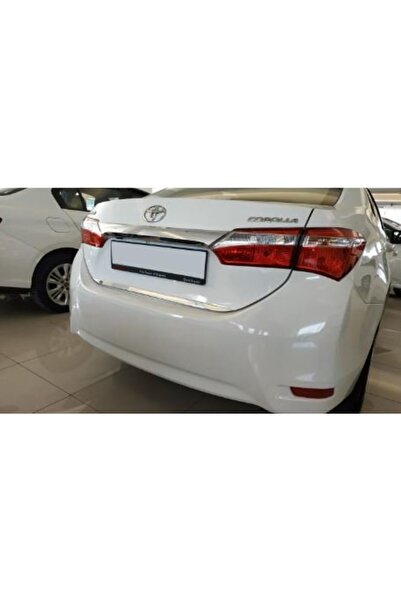 Niken Toyota Corolla Bagaj Alt Çitası Kromu Nikelajı 2013-2018