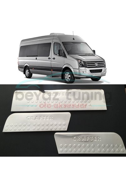 Niken Volkswagen Crafter Kapı Eşiği Kromu Nikelajı