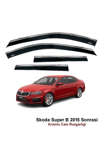 Niken Skoda Süper B Kromlu Cam Rüzgarlığı 2015 Sonrası