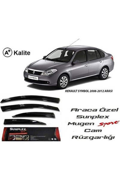 SUNPLEX Renault Symbol Cam Rüzgarlığı Mugen Tip 2006-2013