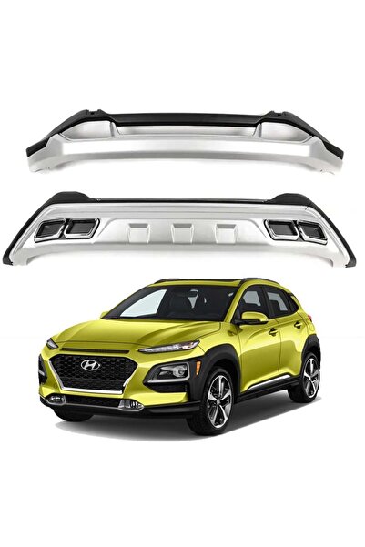beyaztuning Hyundai Kona Ön Arka Tampon Koruma Oem Model 2018-2020