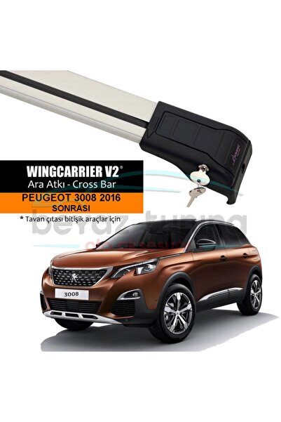 beyaztuning Peugeot 3008 Port Bagaj Çıtası Tavan Ara Barı Ara Atkı