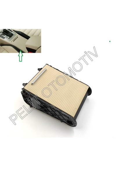 PELİTOTOMOTİV حامل أكواب منزلق للكونسول الوسطي لسيارة باسات B6 (2006-2011) 3C...