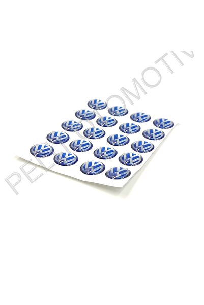 PELİTOTOMOTİV Λογότυπο κλειδιού Volkswagen (1 Τεμάχιο 10MM) 3C0837891 ΜΠΛΕ