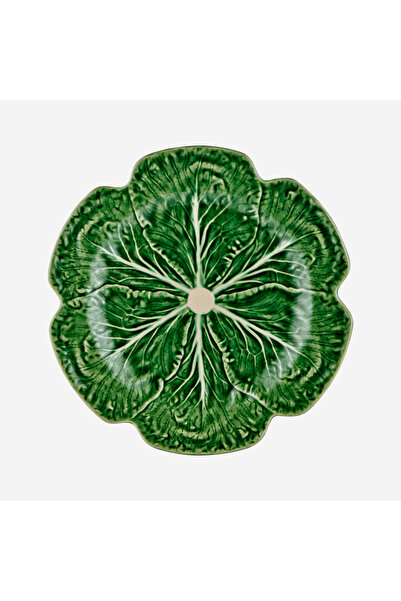 Bordallo Pinheiro Cabbage Yeşil Seramik Servis Tabağı 30,5 Cm