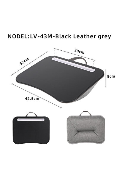 choice2 LV-43 grey MUMUCC Multifunctional Laptop Desk With Cushion and Filled...