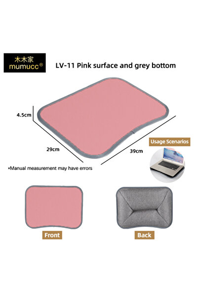 Choice21 LV-11Pink table MUMUCC Multifunctional Laptop Desk With Cushion and ...
