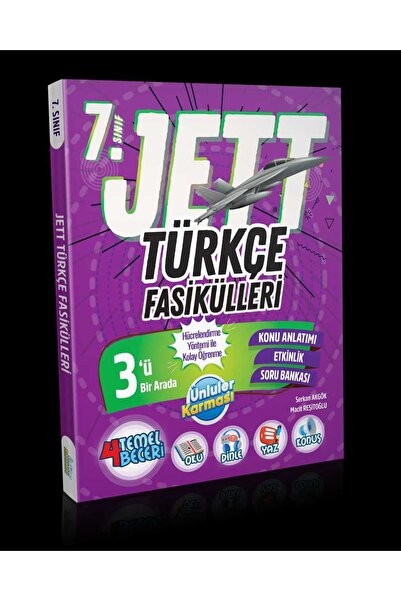 Ünlüler Karması Yayınları 7. SINIF JETT TÜRKÇE FASİKÜLLERİ (YENİ)MAARİF MODEL