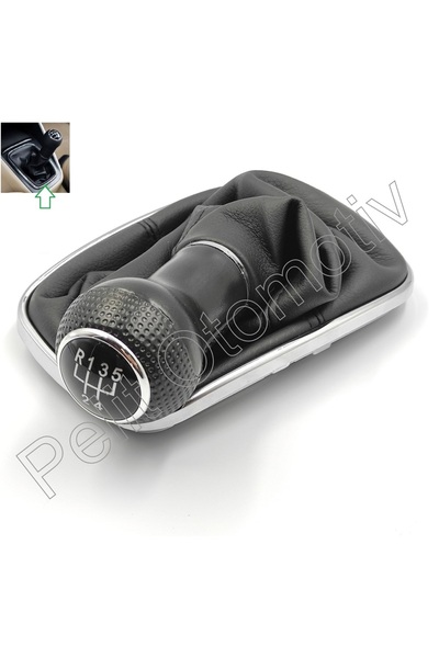 OEM Golf 4 Gear Knob Cover Narrow Type (Diesel) Nickel Plated 1J0711113