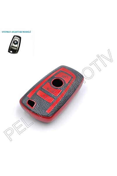 İthal Κάλυμμα κλειδιού Bmw 1 3 5 7 Series Superlux Keyless Red