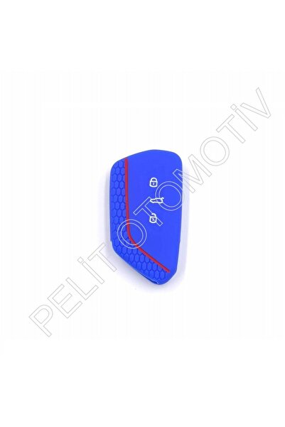 PELİTOTOMOTİV Κάλυμμα κλειδιού Seat Leon MK4 Μπλε σιλικόνη