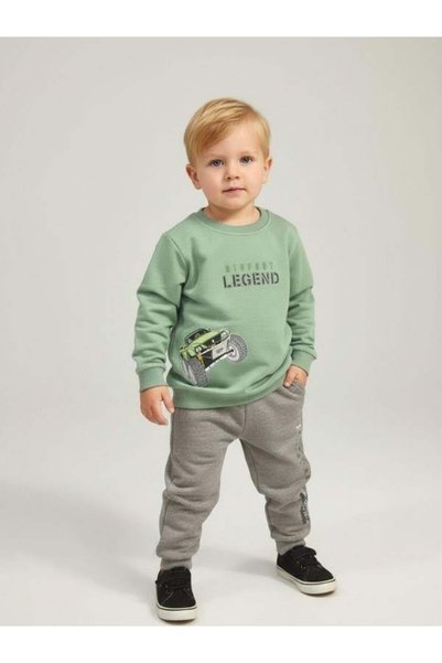 Zekids Boy's Cotton Legend Printed Tracksuit Set