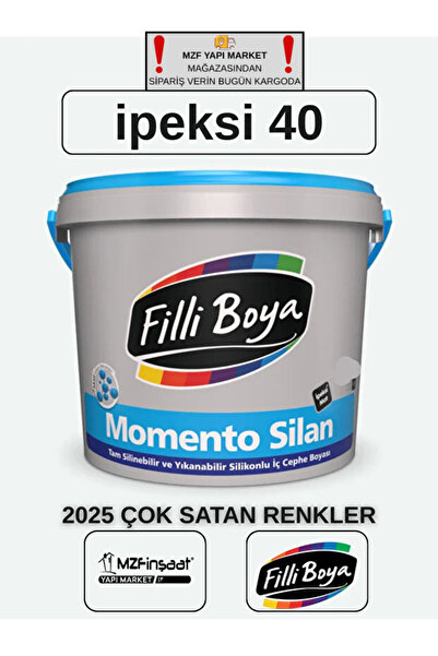 Filli Boya MOMENTO SİLAN - Yüksek Silinebilir- Yüksek Parlaklık - Yüksek Kapa...