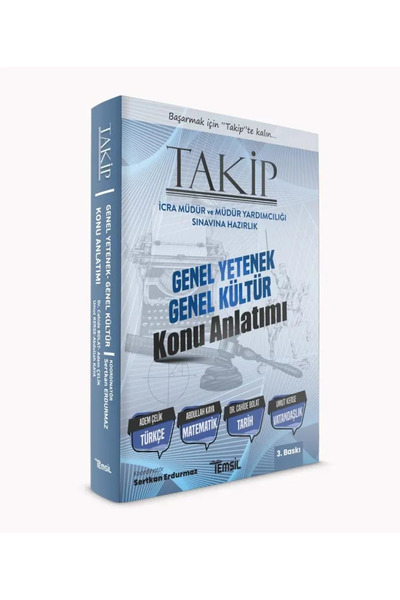 Temsil Kitap Takip Genel Yetenek- Genel Kültür Konu Anlatımı Kitabı