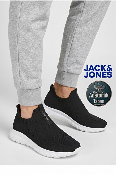 Jack & Jones JFWJESMOND Erkek Siyah Sneaker Günlük Aqua Spor Ayakkabı