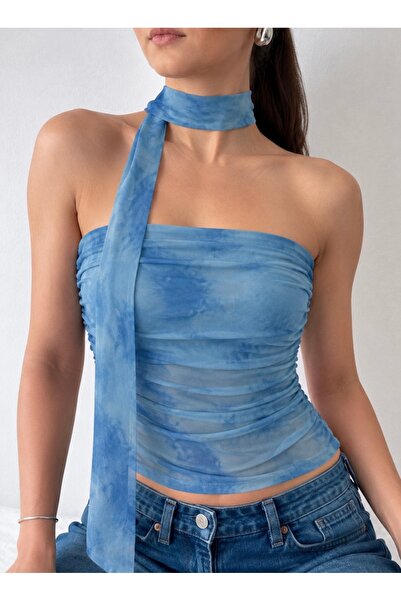Butik Fularlı bluz