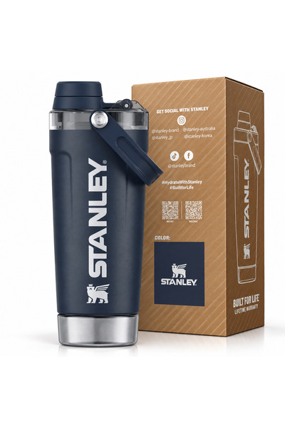 UBEDGE Stanley The Vitalize™ Shaker Bottle 20 oz - Insulated Protein Shaker B...